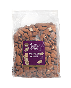 Amandelen bruin Your Organic Nature 1000 gram