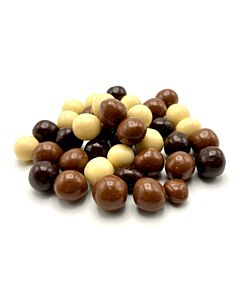 Chocolade rijstbollen gemengd