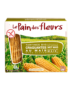 Krokante crackers met mais EKIBIO