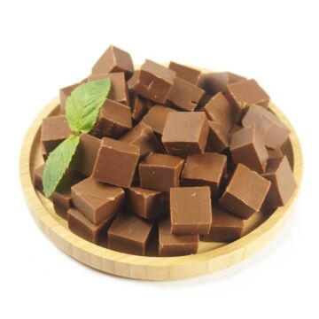 Caramel Fudge blokjes chocolade 250 gram