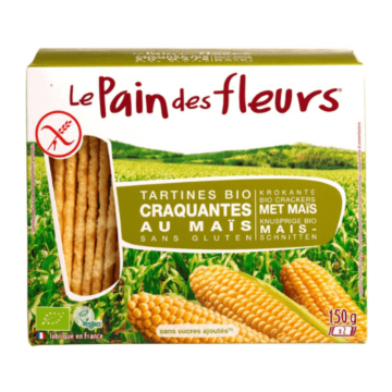 Krokante crackers met mais EKIBIO