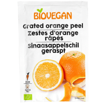 Sinaasappelschillen geraspt Biovegan