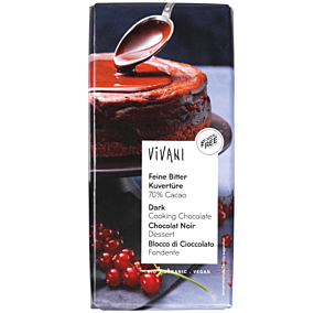 Kookchocolade puur Vivani