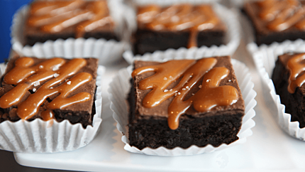 recept voor de lekkerste karamelbrownies