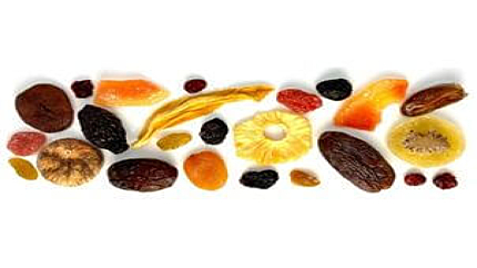 10% KORTING OP GEDROOGD FRUIT