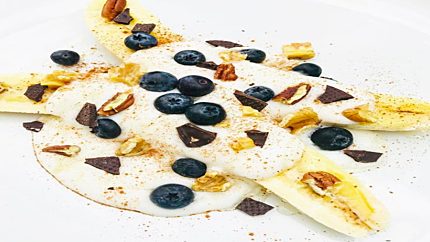 Healthy bananensplit recept