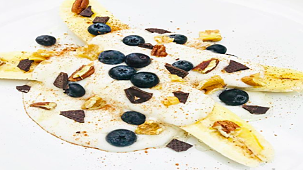 Healthy bananensplit recept