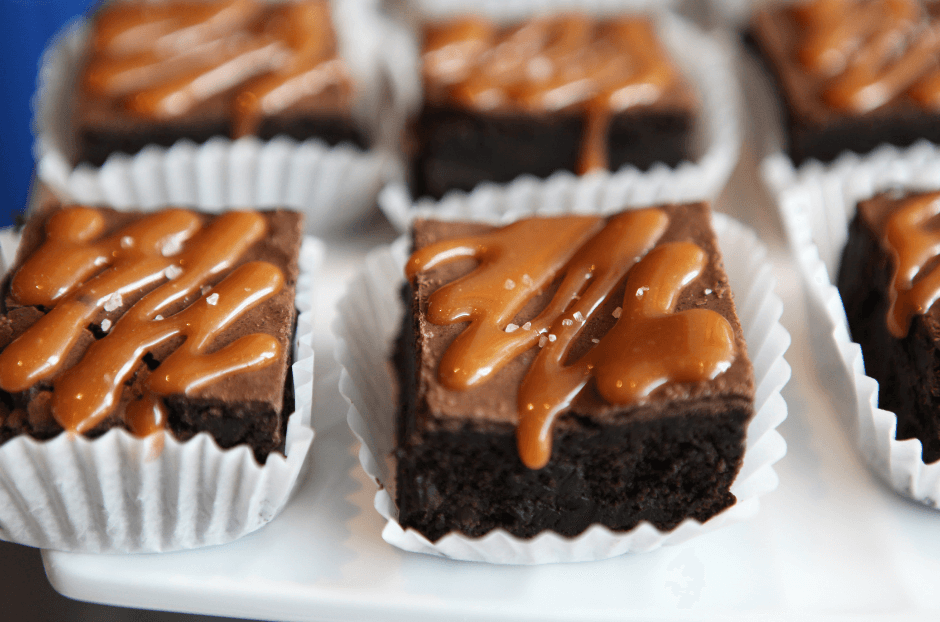 Karamelbrownies